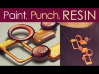 Paint Punch and Resin Jewelry & Buttons with little-windows.com
