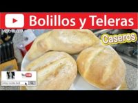 BOLILLOS CASEROS Y TELERAS | Vicky Receta Facil