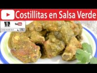 COSTILLITAS EN SALSA VERDE | Vicky Receta Facil