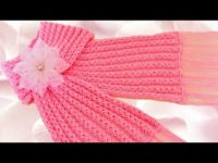 😍 Como tejer una bufanda fácil y rápido en punto primavera – How to make scarf knitting