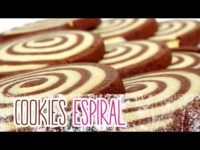 Receta: Galletas en forma de espiral de chocolate y vainilla — Swirl cookies