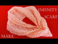 Bufanda infinita en punto peruano a Crochet- Knitting infinity scarf crochet in minutes