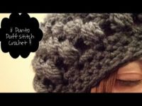 Gorro de ganchillo Tutorial / Crochet Hat Puff Stich (Subtitulado Español) English Subtitles.