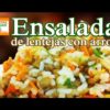 Ensalada de lentejas con arroz – Cocina Vegan Fácil