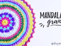 Como tejer un MANDALA GRANDE a crochet | AHUYAMA CROCHET