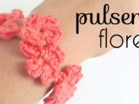 Pulsera de Flores a Crochet | How to crochet a flowers bracelet