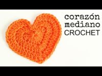 Cómo hacer un CORAZÓN Mediano a Crochet – Paso a Paso