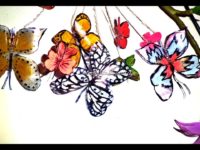 Tutorial: Paso a paso Coloridas  Mariposas Recicladas