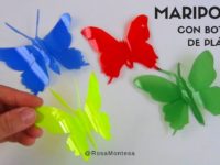 Mariposas con botellas de plástico – Butterflies out of recycled plastic bottles