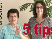 5 tips para mejor acabado en tejido a crochet de Esperanza y Ana Celia de Tejiendo Perú!