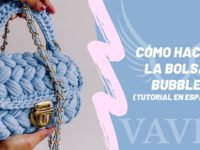 Bolsa a Crochet en punto Puff en Español