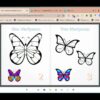 El mejor libro de actividades de mariposas en Amazon KDP – ¡mira el flipbook!